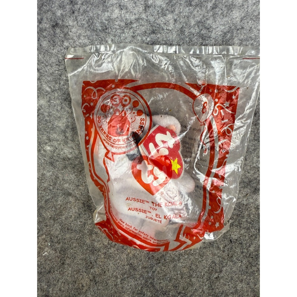 2009 McDonalds Ty Teenie Beanie 30th Anniversary Aussie Koala #8 New‎ NIP